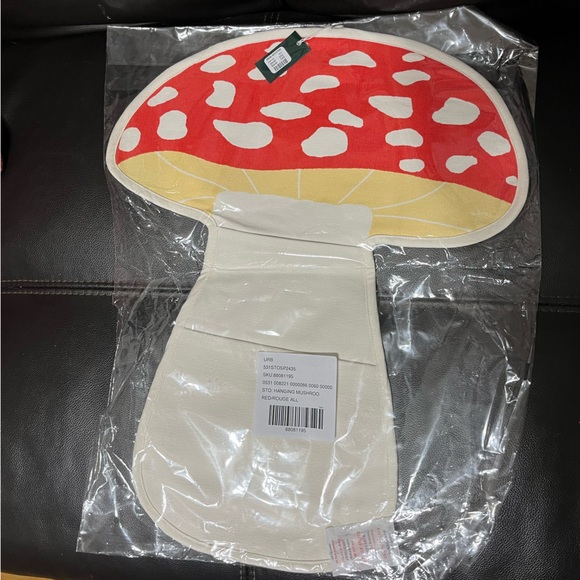 Urban Outfitters Other - Urban Outfitters UO HOME Red & White Mushroom Shaped Hanging Decor NEW NWT